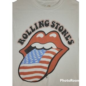 Rolling Stones tongue tshirt Men's small